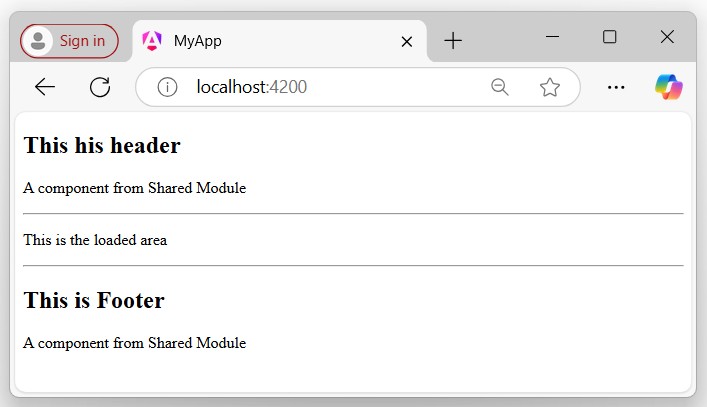 Shared Module Shared Module