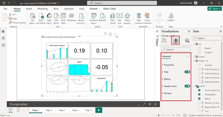 Formatting R Visual 2